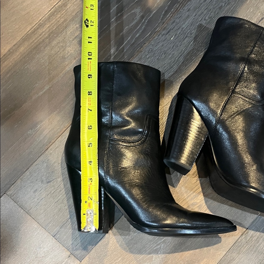 Marc Fisher Black Heeled Boots - Picture 4 of 4